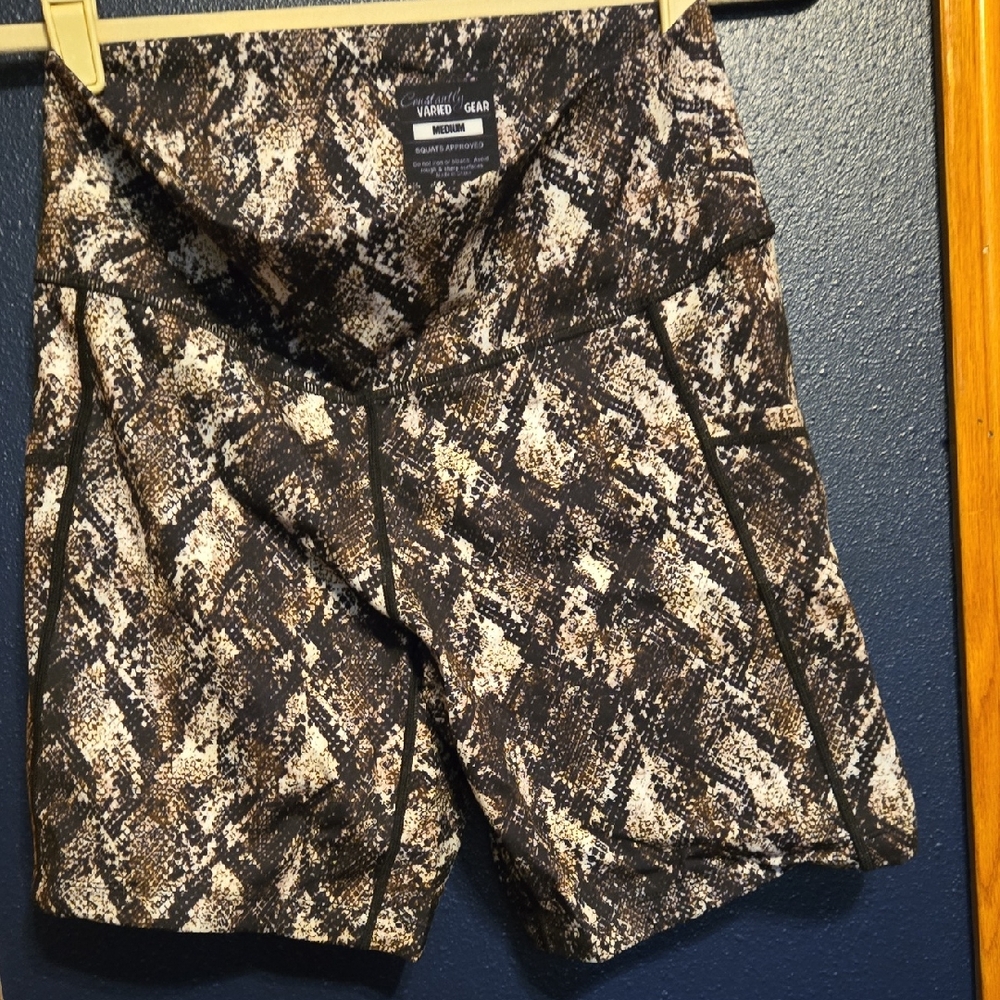 Retired Constantly Varied Gear Black and White Athletic Shorts